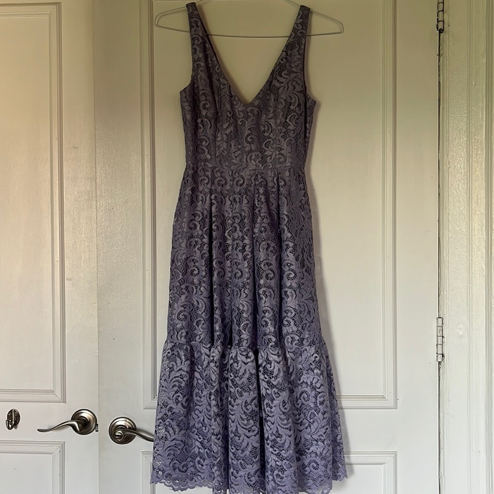 Lavender A-line dress